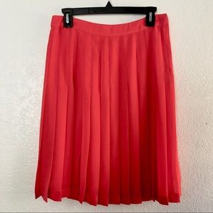 BCBGMAXAZRIA Poppy Bonita Pleated Chiffon Skirt